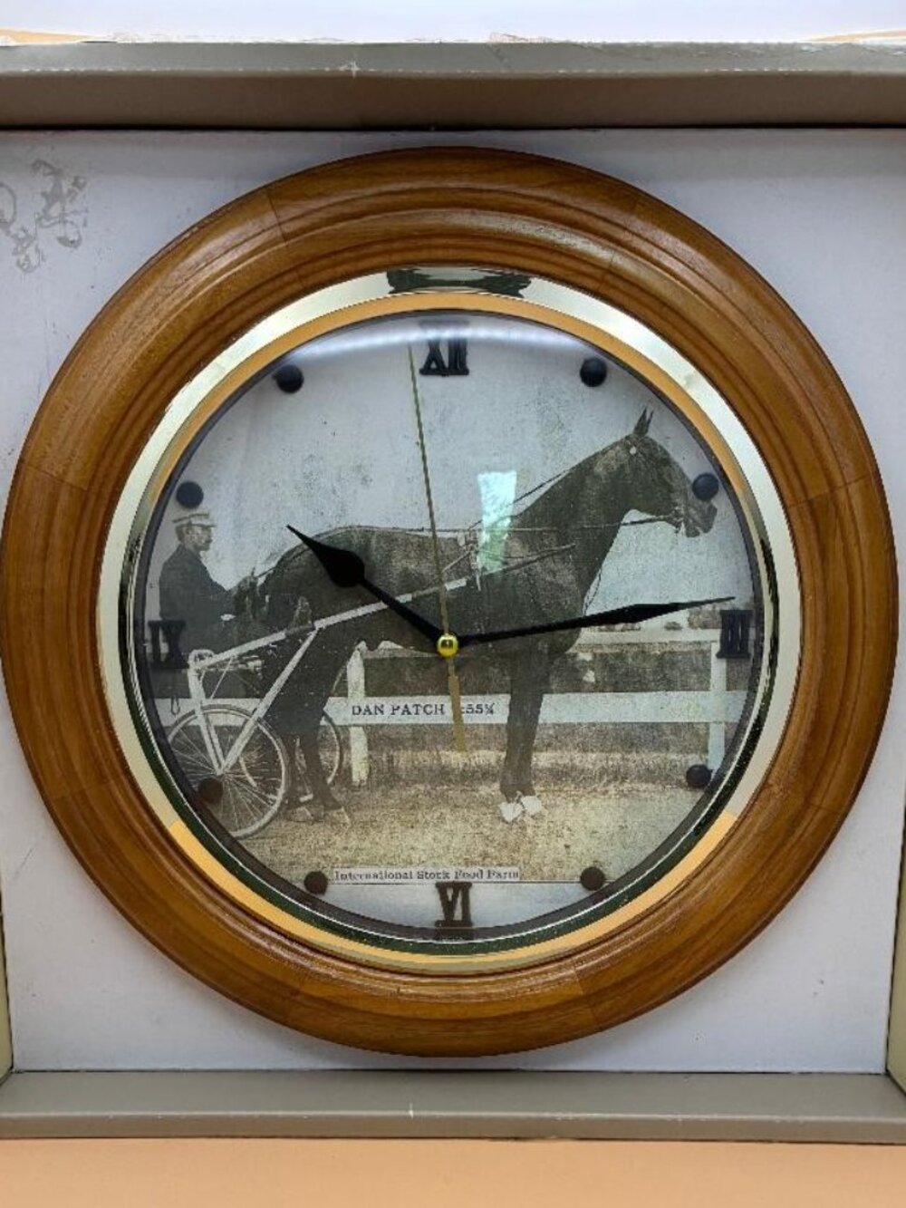 DAN PATCH Harness Horse Racing Champion Wall Clock